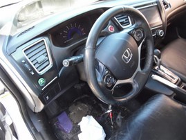 2015 Honda Civic EX-L White Sedan 1.8L AT #A24882